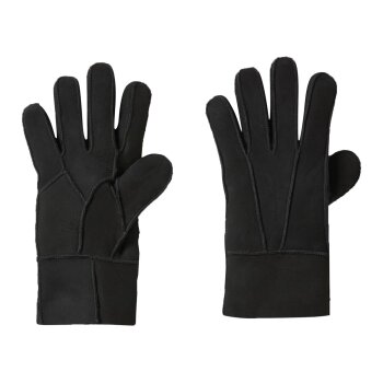 esmara® Damen Herren Handschuhe, Lammfell, 9, schwarz...