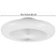LIVARNO® LED-Deckenleuchte mit Ventilator - B-Ware gut