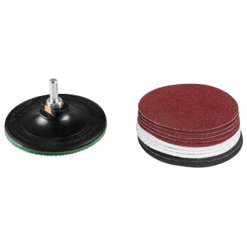 PARKSIDE® Winkelschleiferzubehör (Schleifteller/-papier 10tlg.) - B-Ware sehr gut