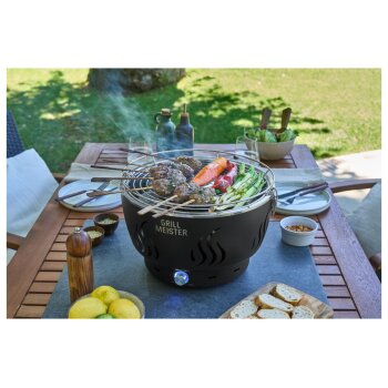 GRILLMEISTER Holzkohlegrill GAG 34 D1, mit Aktivbelüftung - B-Ware sehr gut