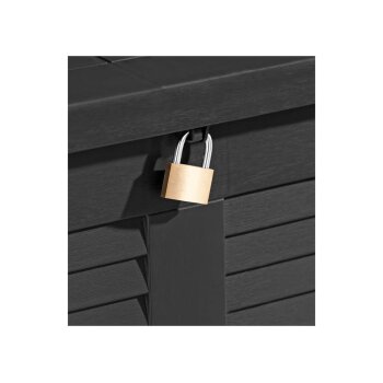 LIVARNO® Gartenbank, in Holzoptik, 280 L - B-Ware