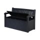 LIVARNO® Gartenbank, in Holzoptik, 280 L - B-Ware