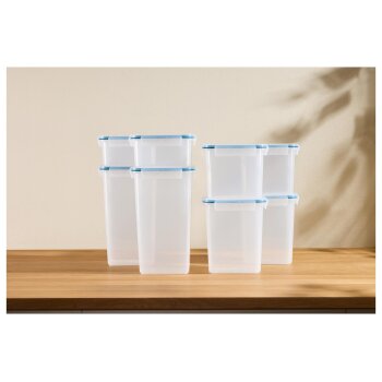 SILVERCREST® Vorratsdosen-Set, 8 Stk. - B-Ware Transportschaden Kosmetisch