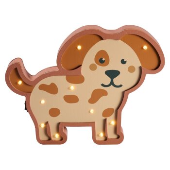Livarno Holzlampe mit 10 LED, Hund - B-Ware...