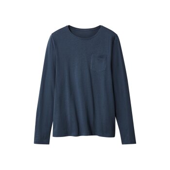 esmara® Damen-Pyjama, L, dunkelblau - B-Ware neuwertig