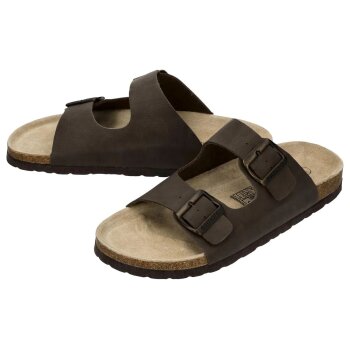 esmara® MEN Pantoletten, 46, dunkelbraun - B-Ware...