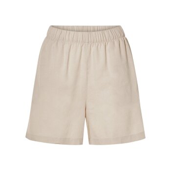 esmara® Damen Shorts, mit Leinen (Beige, 36) - B-Ware neuwertig
