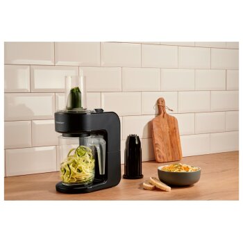 SILVERCREST® Spiralschneider und Zitruspresse 2 in 1, schwarz - B-Ware gut
