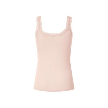 esmara® Damen Gerippte Tops mit Spitze, 3 Stück - B-Ware