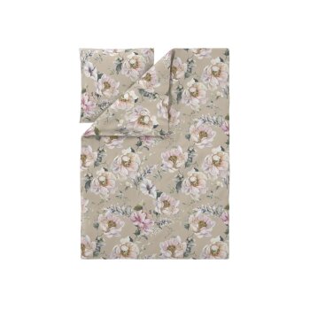 LIVARNO® Satin-Bettwäsche, 155 x 220 cm (Beige) - B-Ware neuwertig