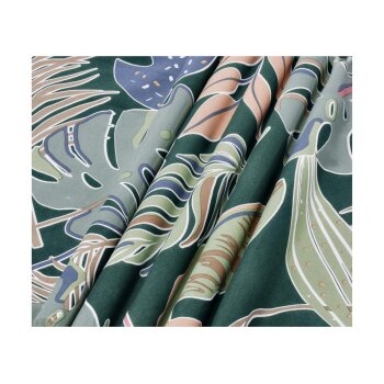 LIVARNO Renforcé Bettwäsche Set, 3-teilig, 140 x 200 cm, grün - B-Ware neuwertig
