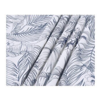 LIVARNO Renforcé Bettwäsche Set, 3-teilig, 140 x 200 cm, blau - B-Ware neuwertig
