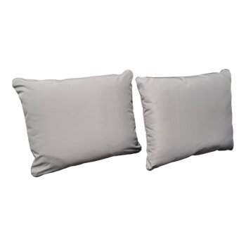 LIVARNO® Rückenkissen, 2 Stück, grau -...