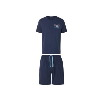 Disney Herren Pyjama (Stitch, S (44/46)) - B-Ware neuwertig