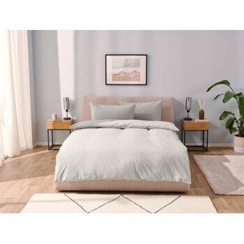 LIVARNO home Bettwäsche aus Leinen, beige - B-Ware...