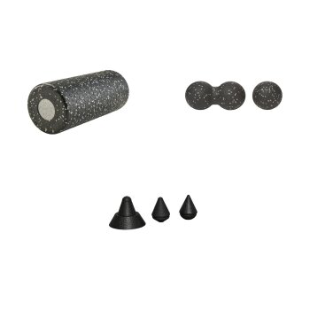 CRIVIT Fitnessrolle / Massageball / Drücker Set -...