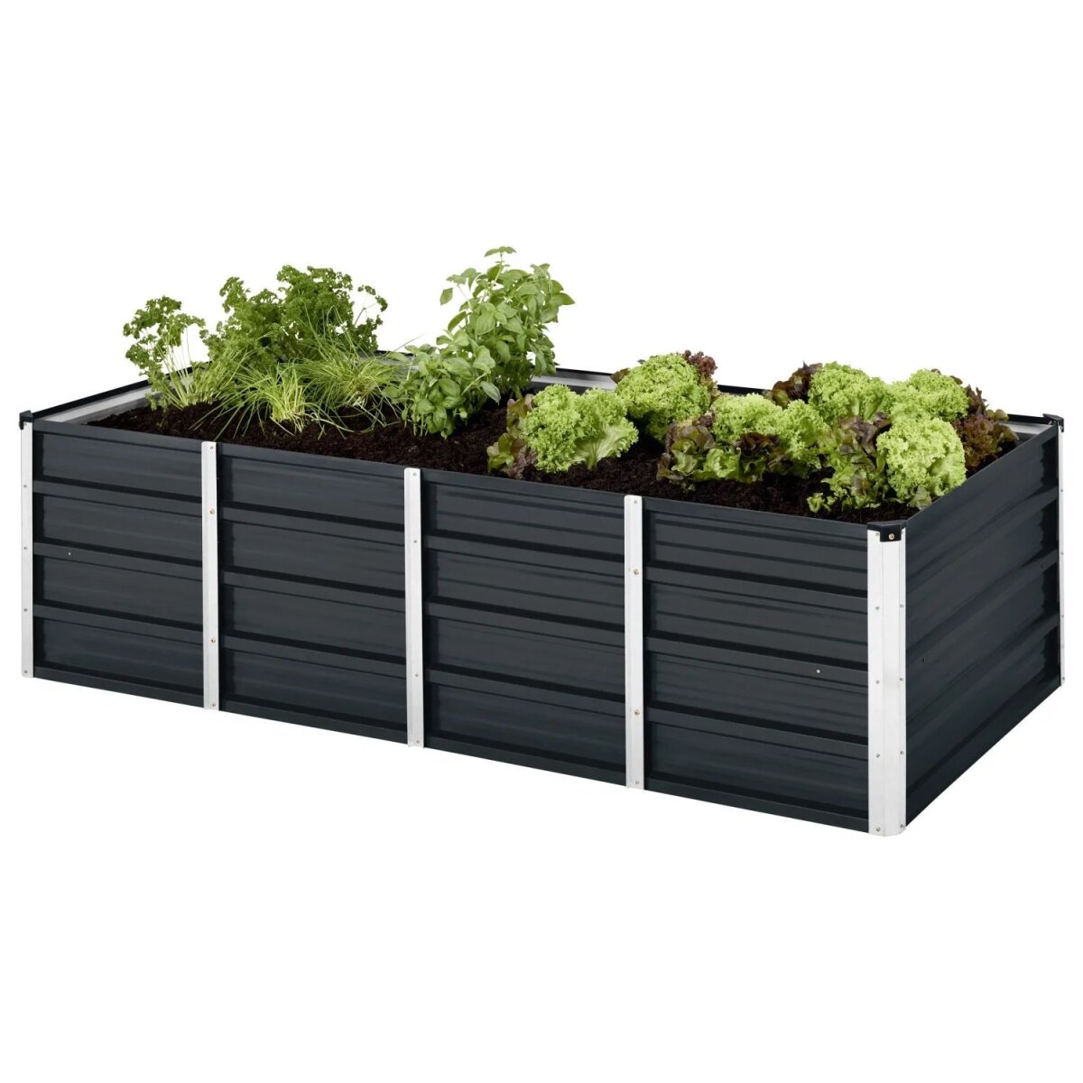wpc blumenkasten toom 1m Hochbeet ErnteMAXX in Quadratform erhltlich in 3 Hhen