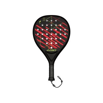 CRIVIT Padelschläger (Schwarz/Rot) - B-Ware neuwertig