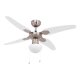 LIVARNO® Deckenventilator mit LED-Leuchte - B-Ware
