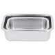 SILVERCREST® Edelstahl-Frischhaltedosen-Set (Rechteckig, Silber/Schwarz) - B-Ware sehr gut
