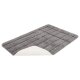 LIVARNO home Kurzflor-Badematte, 60 x 90 cm, mit rutschhemmender Unterseite (Grau) - B-Ware neuwertig
