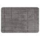 LIVARNO home Kurzflor-Badematte, 60 x 90 cm, mit rutschhemmender Unterseite (Grau) - B-Ware neuwertig