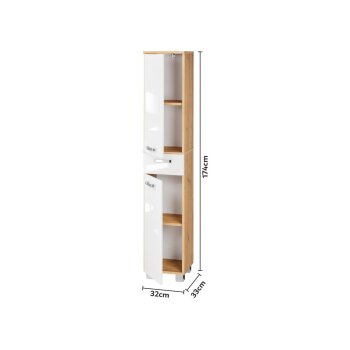 LIVARNO® Premium-Bad-Hochschrank »Palermo« - B-Ware Transportschaden M