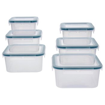 SILVERCREST® Frischhaltedosen-Set, 6 Stück - B-Ware