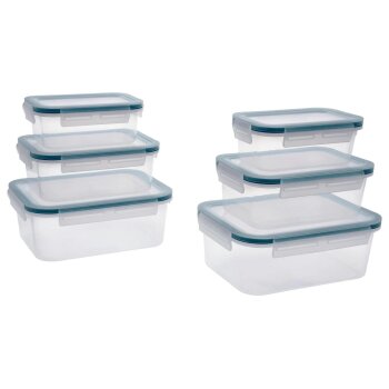 SILVERCREST® Frischhaltedosen-Set, 6 Stück - B-Ware