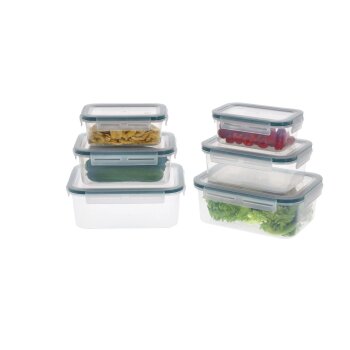 SILVERCREST® Frischhaltedosen-Set, 6 Stück - B-Ware