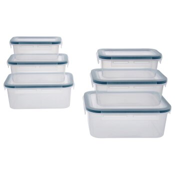 SILVERCREST® Frischhaltedosen-Set, 6 Stück - B-Ware