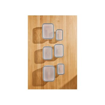 SILVERCREST® Frischhaltedosen-Set, 6 Stück - B-Ware