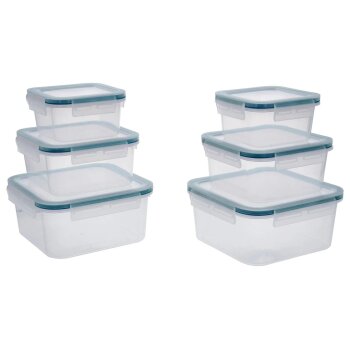SILVERCREST® Frischhaltedosen-Set, 6 Stück - B-Ware