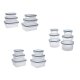 SILVERCREST® Frischhaltedosen-Set, 6 Stück - B-Ware