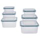 SILVERCREST® Frischhaltedosen-Set, 6 Stück - B-Ware
