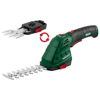 PARKSIDE® 4 V 2-in-1 Akku-Gras- und Strauchschere »PGSA 4 D5«, mit 180° drehbarem Softgriff - B-Ware sehr gut