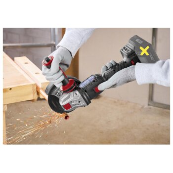 PARKSIDE PERFORMANCE® 20 V Akku-Winkelschleifer PPWSA 20-Li A1, ohne Akku und Ladegerät - B-Ware gut