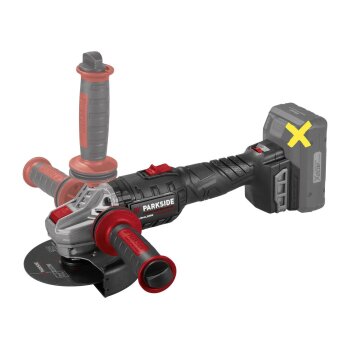 PARKSIDE PERFORMANCE® 20 V Akku-Winkelschleifer PPWSA 20-Li A1, ohne Akku und Ladegerät - B-Ware Transportschaden Kosmetisch