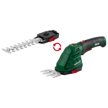 PARKSIDE® 4 V 2-in-1 Akku-Gras- und Strauchschere »PGSA 4 D5«, mit 180° drehbarem Softgriff - B-Ware