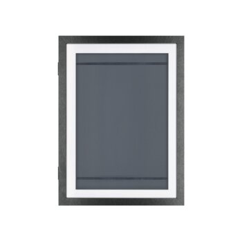 LIVARNO® Dekorativer Bilderrahmen mit Aufbewahrung, schwarz - B-Ware neuwertig
