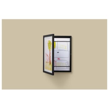 LIVARNO® Dekorativer Bilderrahmen mit Aufbewahrung, schwarz - B-Ware neuwertig