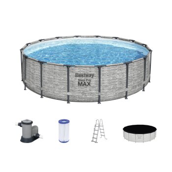 Bestway Pool Steel ProMAX™, mit Filtersystem und...