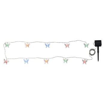 LIVARNO® LED-Solar-Lichterkette (Schmetterlinge) - B-Ware neuwertig