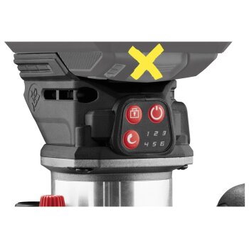 PARKSIDE PERFORMANCE® 20 V Akku-Multifunktionsfräse PMFAP 20-Li B2 ohne Akku und Ladegerät - B-Ware neuwertig
