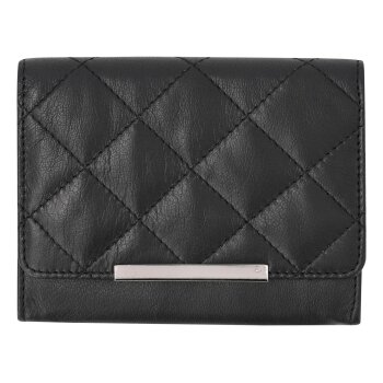 Esmara® Damen Ledergeldbörse, schwarz - B-Ware...