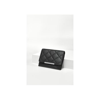 Esmara® Damen Ledergeldbörse, schwarz - B-Ware...