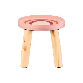 LIVARNO home Kinderhocker mit Aufbewahrung, mit Holzfüßen (Holzfüße - Regenbogen) - B-Ware gut
