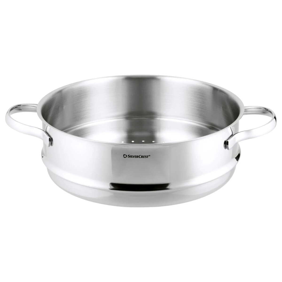 SILVERCREST® Premium-Edelstahl-Dampfgareinsatz, Ø 24 cm