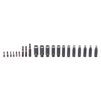 PARKSIDE PERFORMANCE® Schlag-Steckschlüssel- und Bit-Satz, 21-teilig - B-Ware