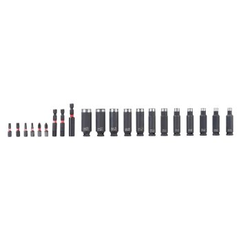 PARKSIDE PERFORMANCE® Schlag-Steckschlüssel- und Bit-Satz, 21-teilig - B-Ware